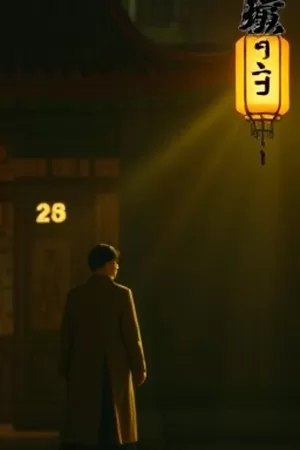 《无名车站》剧照：空荡月台上的站牌与长影