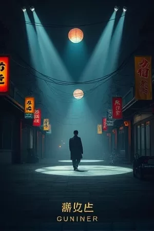 《无声开场》剧照：空荡剧院舞台中央的一束聚光