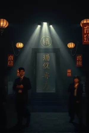 《雾港来信》剧照：浓雾笼罩的港口集装箱区